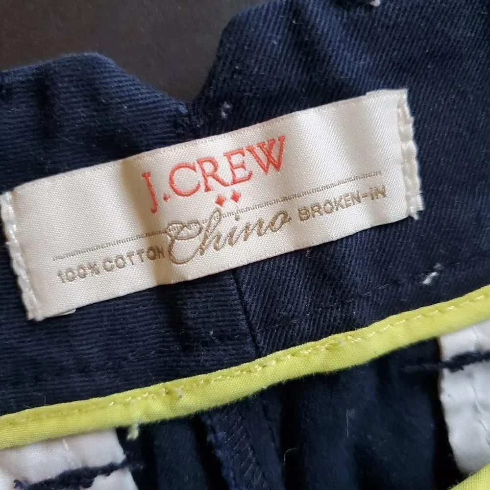 J. Crew blue white